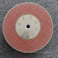 Electroplated triangle saw blade